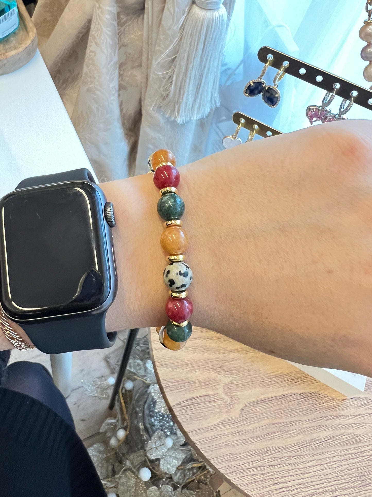 AGATE & DALMATIAN JASPER RANNEKORU