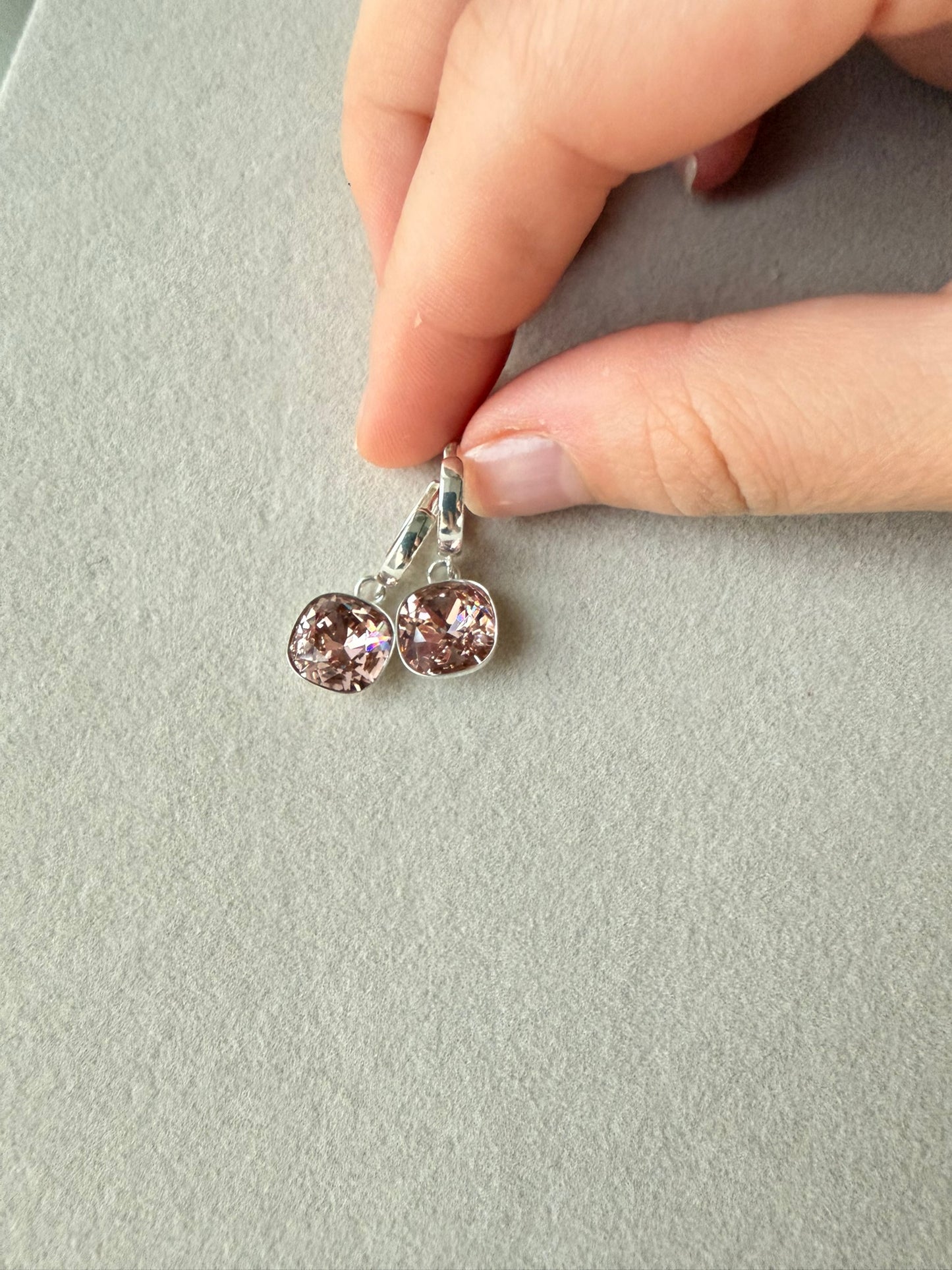 ROSE SWAROVSKI - KORVAKORUT | S925