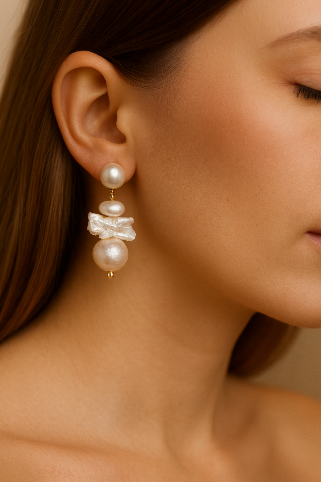 KESHI & AKOYA -helmikorvakorut | Käsintehty