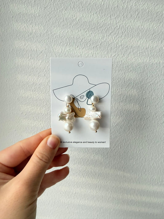 KESHI & AKOYA -helmikorvakorut | Käsintehty