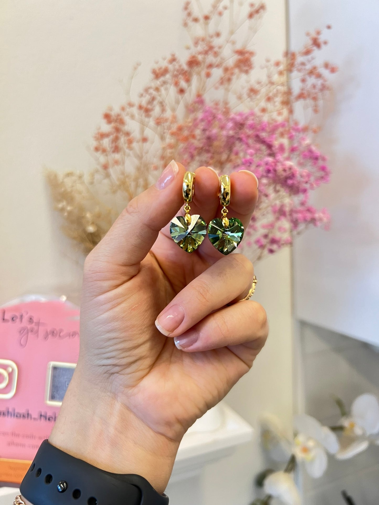 PERIDOT SWAROVSKI KORVAKORUT