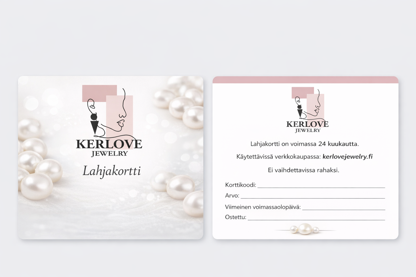KerLove Jewelry -lahjakortti