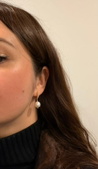 ROSE PEARL EARRINGS