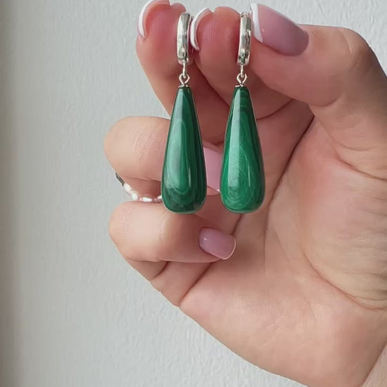 malakiitti korvakorut